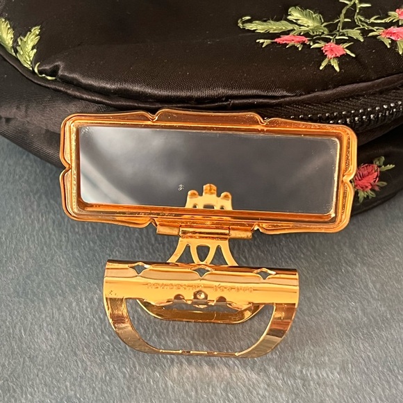 Blue vintage Stratton Lipstick Holder with mirror - Picture 3 of 4